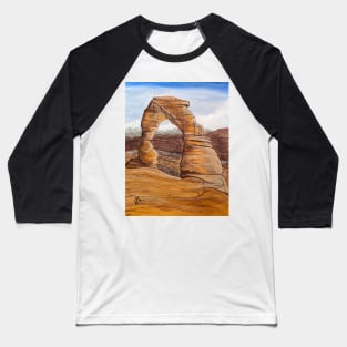 Delicate arch stone formation Baseball T-Shirt